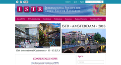 Desktop Screenshot of istr.org